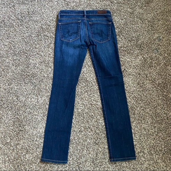 AG Aubrey Skinny Straight Jeans 25/R - Picture 3 of 8